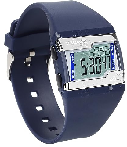 ILAME 10 ATM Résistant à l'eau Montre Bracelet Numérique pour Natation et Plongée avec Plusieurs Fonctions de Chronomètre Tour, Réveil, Calendrier et Rétroéclairage