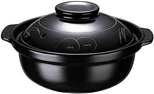 Cacerola con Tapa Cacerola Cazuela Cazuela de Barro, Cuenco de Piedra de cerámica Coreana con Tapa, Olla arrocera de Arcilla, Olla para guiso Deliciosa