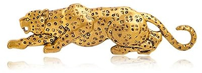YAHOYA Vintage Tier Brosche Heftige Tiger Broschen Gold Farbe Leopard Anstecknadel Herren Anzug Accessoires Damenbekleidung Corsage Tasche Abzeichen