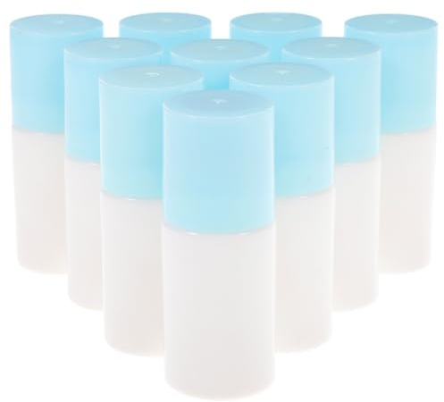 minkissy 10 stycken svamphuvud vätskeflaskor klar tvåldispenser flytande tvålpump mini plastbehållare hårolja svamp vätskeflaska svamphuvud-flaska