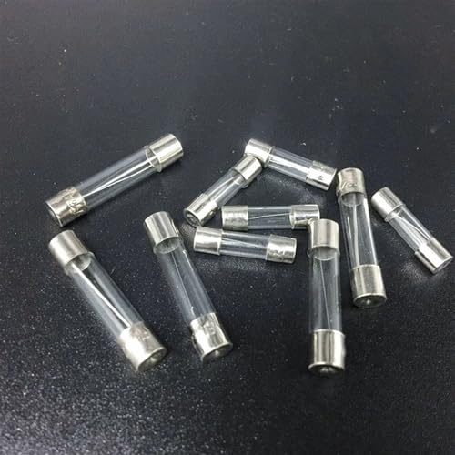100/72 Stück Auto-Flink-Glassicherungen, Auto-Glasrohrsicherungen, 0,2–20 A, 0,5–30 A, sortiertes Kit for Auto-Licht-Inflator-Staubsauger(Size:72pcs)