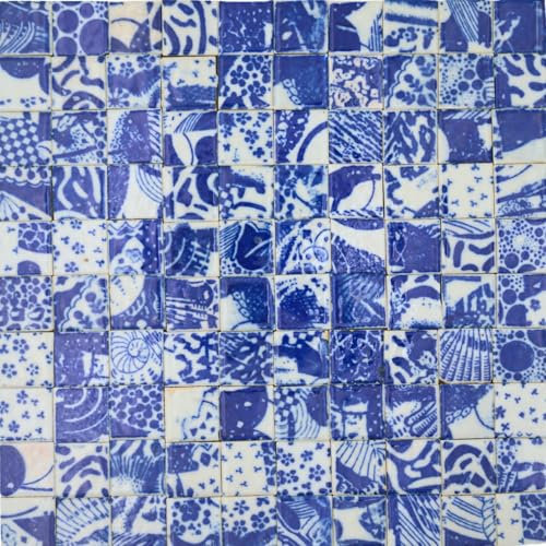 Yuvori carreaux de mosaïque en céramique fabriqués à la main, 2 cm, 0,5 kg, bricolage, décoration d'intérieur, art traditionnel et moderne, projets dans la salle