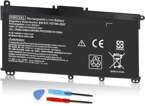 HW03XL L97300-005 Laptop Battery for HP Pavilion 15-EG 15-EH 17-CN 17-CP 15-eg0xxx 15-eg0073cl 15-eg0053cl 15-eg1053cl 15t-eg000 15-eh1xxx 17-cn0xxx 17-cn2063cl 17-cp0xxx 17-cp0700dx HW03041xl-pl