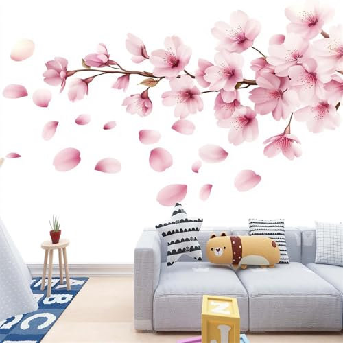 Non Tessuto Fotomurali Fiore Di Pesco Dipinto A Mano Fotomurale Carta da parati murale per Soggiorno A parete per la camera da Letto TV Set Murale - 150 x 105 cm