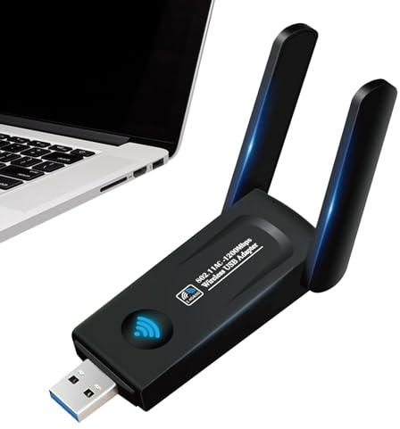 ETUCYNG Antenna wireless PC, ricevitore WiFi per PC, adattatore wireless