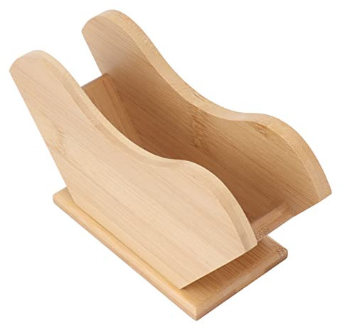 Kegelfilterpapierhalter, Attraktiver Kaffeefilter-Aufbewahrungsregal-Organizer für Kaffeeliebhaber, Bambus- und Holzmaterial