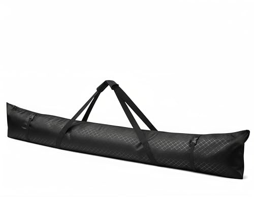 SUIXI Skitasche 190 cm für 1 Paar Ski – Das Intelligente System – Ultraleicht (200g) Skisack aus Reißfestem Ripstop – Ski Bag Wasserabweisend & Faltbar