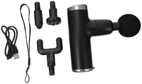 Yardwe Fasziengewebsmassagegerät mit 2000mah Akku Tragbares Muskelentspannungsgerät aus Aluminiumlegierung und Silikon Handheld Tiefengewebemassagegerät für Entspannende Muskelmassage