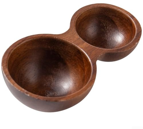 Cucharas medidoras de madera de nogal para medición precisa de granos de café y molidos, apto para uso en cocina (nogal)