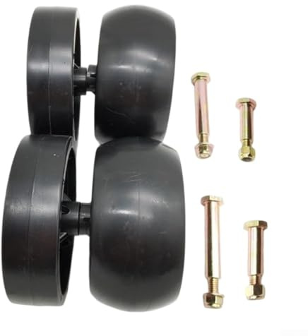 Ruote da 12,7 cm per trattorini da prato, set da 4, compatibili con PYT9000 1120677, sostituisce 73404155 7340973