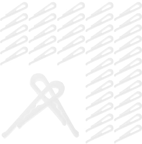 ifundom 100 Pinzas para Ropa de 375 MM Dientes Clips para Camisas y Prendas Paquete de 100 Unidades Clips de Fijación para Mangas y Doblar Camisas Uso Versátil para Ropa