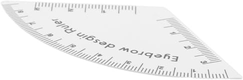 LOORGVEL Gabarit de Dessin des Sourcils Réutilisable Règle de Mesure Précise pour Maquillage des Sourcils Outil Portable pour Mise Professionnelle 1 Pièce Retouches Voyage et Usage