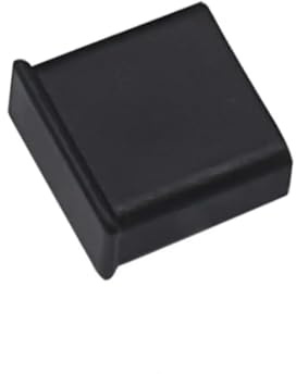 30 Pcs USB Plug Cover Anti-dust Protective Flash Drives PE Mini USB-A Sleeve for U Disk(Black)