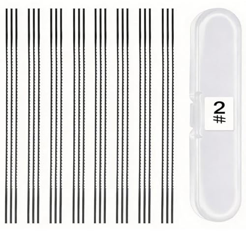 CLKE 24 Stück Laubsägeblatt 130mm Nr.8 Spirallaubsägeblätter Dekupiersägeblätter, Laubsäge Laubblatt Für Holz Kunststoff Metall, Passend Für Dekupiersägen Elektrowerkzeug Zubehör Zur Holzbearbeitung