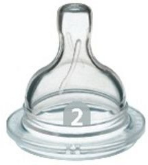 Philips Avent Antikolik-Schnuller 1m+ für Anti-colic Flaschen 2 Stück