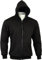 Damen Motorradjacke mit Kapuze - Komplett gefüttert - DuPont Kevlar Aramidfasern - CE-Protektoren - Schwarz 44