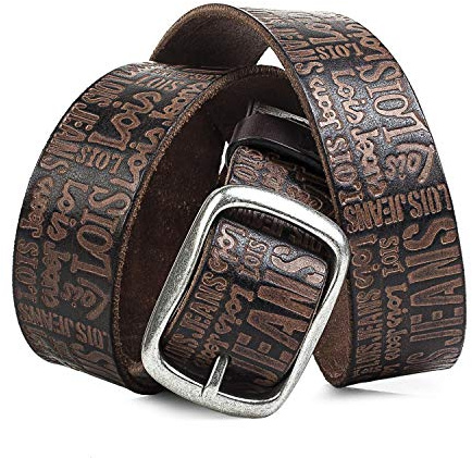 Lois - Gürtel Herren Leder - Exquisit gestaltet Ledergürtel Herren - Langlebig und top Herren Gürtel Leder - Herrengürtel Gurtel echt Leder Herren, Leder