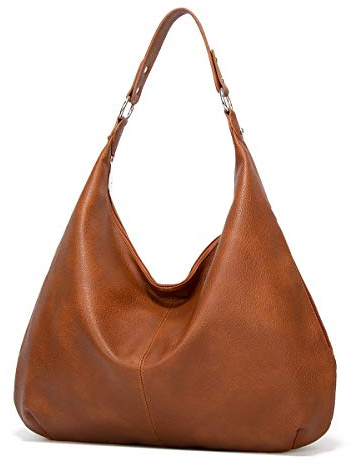 Ashioup Women's Tote Bag Vintage PU Leather Handbags for Women Hobo bags Tote Shoulder Bag with Zipper