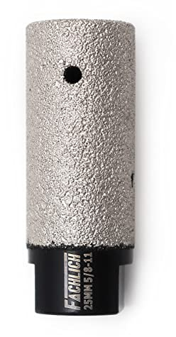 FACHLICH 25mm Diamond Milling Bits for Porcelain Ceramic Marble Granite Existing Holes Enlarging Shaping
