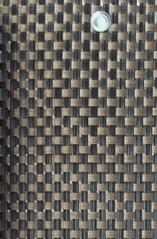 Smart Deko 90x800cm, Grau&Gold PE Rattan Balkonsichtschutz, Balkonverkleidung, Windschutz, Sichtschutz und UV-Schutz für Balkon, Gartenanlagen, Camping und Freizeit