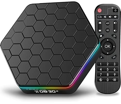Android TV Boxes 12.0, Android Box 4GB RAM 32GB ROM 4K 6K WiFi 6, Android TV Box with Allwinner H618 Quad-Core, Smart TV Box Android Support Dual-WiFi 2.4G/5G 3D HDR H.265 Bluetooth 5.0