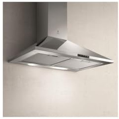 Elica cappa da parete decorativa 60cm 68db 395m3/h acciaio inossidabile prf0091761b