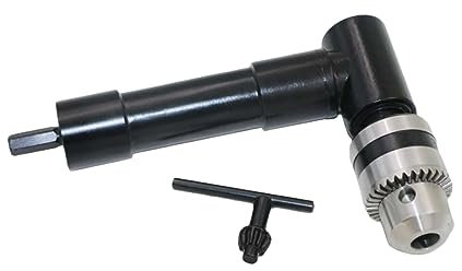 Angoily 90 Degree Angle Drill Attachment Adapter for Electric Drill for Tight Corners Black Metal Extension Tool