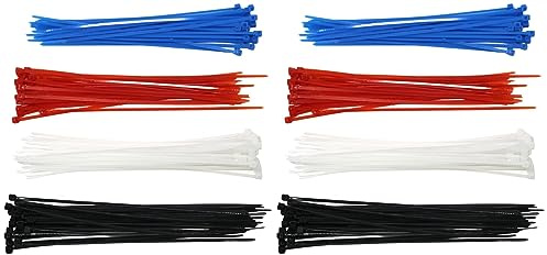 fiXte Cable Ties Multi Use 2mm x 150mm Plastic Tie Wraps Zip Ties Office Home Garden Garage Workshop (Pack of 240)