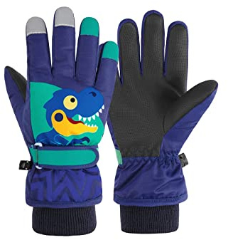 Durio Skihandschuhe Kinder Handschuhe Kinder Wasserdicht Winterschuhe Mädchen Jungen Kinderhandschuhe