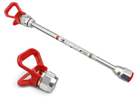 30 Cm Spritzpistolenkopf-Verlängerungsstange, Airless-Farbspritzpistolen-Verlängerungsstange, Airless-Spritzgerät-Verlängerungsstange, Geeignet zum Farbspritzen und Bauen.