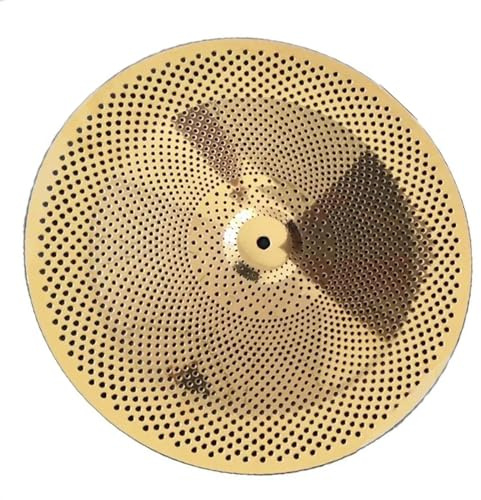 Platillos de Batería Platillo Mudo Dorado, Platillos Splash De 10'' Y Platillos Chinos De 16'' Para Batería De Jazz