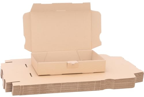Förpackning maxibrevlådor 240 x 160 x 45 mm maxibrev brun MB 3 innermått 230 x 155 x 41 mm frakt post vikbar låda fraktlåda bokvändning – perfekt för frakt 100 stycken