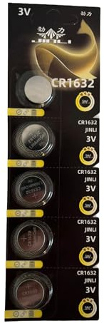 Sivitec 5x CR1632 3V Lithium Button Cell Coin Batteries for Watch, Electronic Toy, Remote, Car Key