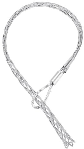 QUARKZMAN 100-130mm OD Câble Chaussettes de Tirage Grip 3 M Avant-Main Tirer Fil Maille Puller Chaussettes Grip Outil de Tirage de Fil en Acier Galvanisé