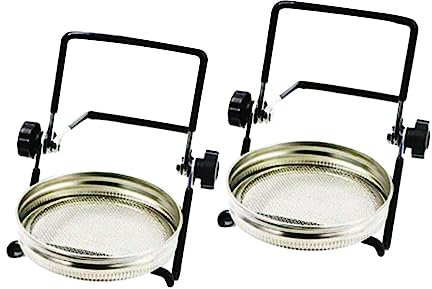 2 tapas de germinación de tarros con 2 soportes de germinación para tarros de germinación