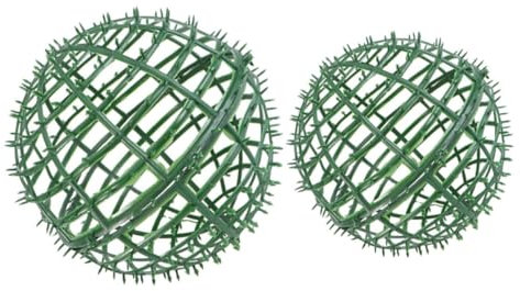 RORPOIR 2pcs Topiary Ball Frame for Diy Flower Arrangements Flower Holder for Weddings Gardening and Home Decor Stylish Display for Floral Creations
