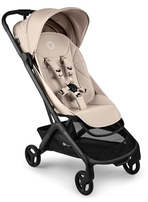 Bugaboo Butterfly 2 Reisebuggy, leicht und kompakt ab 6 Monaten bis 4 Jahre | Handgepäckgröße, faltbarer Reise-Kinderwagen mit Liegefunktion, einhändig faltbar, großer Untergestellkorb, Desert Taupe