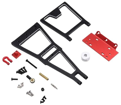 Piezas RC Para Axial Para SCX10 Para TRX4 Para Capra D90 Para LCG 1/10 Cabrestante Sirve Rescate Camión Remolque Grúa KIT Herramienta Bricolaje Chasis RC Crawler Car