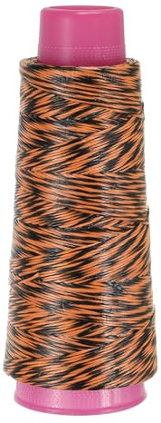 QUARKZMAN Bogenschießen Recurve Bogensehne Umwicklung 120 Yard / 110 m Nylon Bogensehne Für Recurve Bogen Compound Bogen Peep Sight Nock Point (Orange/Schwarz)