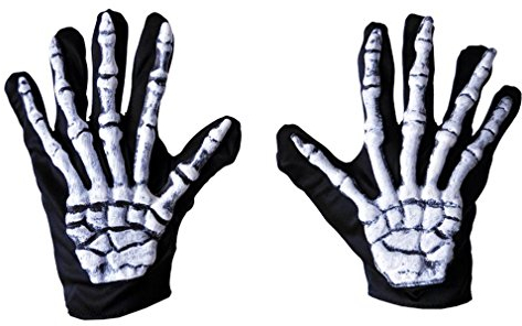 Fun World Skeleton Gloves Costume Accessory