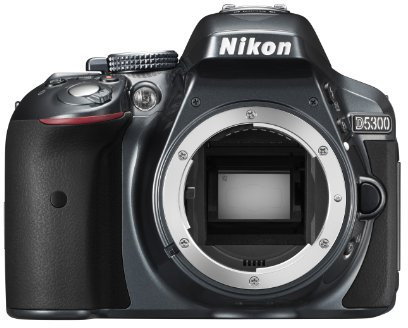 Nikon D5300 Digital SLR Camera Body Only - Grey (24.2 MP) 3.2 inch LCD