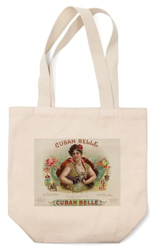 Lantern Press Royal Punch Brand Cigar Seal, Vintage Label (100% Cotton Canvas Reusable Tote Bag)
