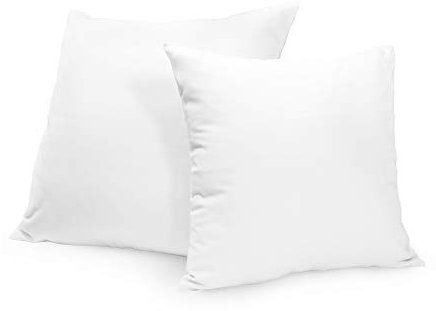 Rollmayer 2er Set Deko-Kissen Kissenhülle Kissenbezug Sofakissen Kollektion Vivid (Weiß 1, 40x60cm)