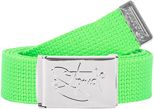 2Stoned Hosengürtel Stoffgürtel Unisex, Chromschnalle Classic, 3 cm breit für Damen und Herren