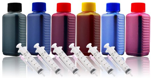 Nachfülltinte Refillset Druckertinte für HP-Druckerpatrone 363 363XL, 600ml