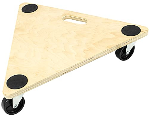 PrimeMatik - Plataforma Triangular de Carga y Transporte con Ruedas 545 mm
