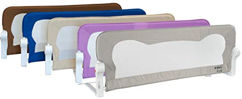 ib style® Finn Bettgitter | Reißfest & Stoßsicher | 4 Abmessungen | 4 Farben | Höhe: 42 cm | 180cm |Violett