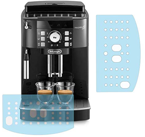 5 x Schutzfolie für Tropfblech - Tassenablage DeLonghi Magnifica | 20.116 | 20.116 | 21.116 | 21.117 | 21.118 | 22.105 | 22.110 | 22.113 | 22.320 | 230.13 | 220.20 | 220.31 | 220.22
