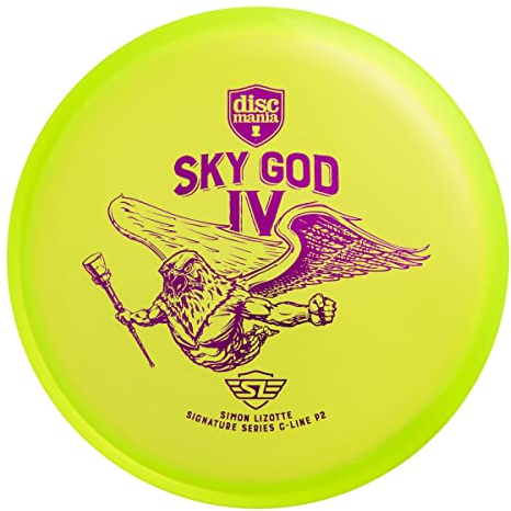 Discmania C-Line P2 Disc Golf Putter Simon Lizotte Signature Sky God 4 C-Line P2 (173–176 g) (Farben können variieren)