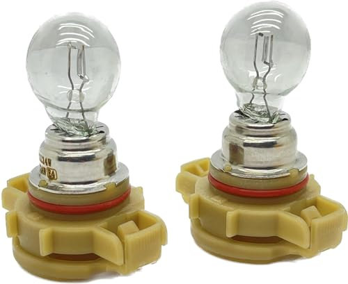 LiteSync HLG-PSX24Wx2 Halogen Bulbs Non LED 2 x 12V 24W H16 White Lamp Daytime Running Light Fog 9009 PG20-7